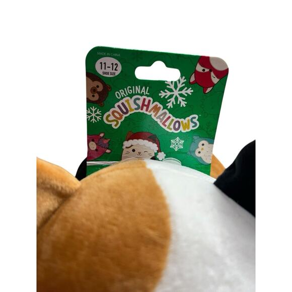 Squishmallows Christmas Sweater CAM the Cat Kitty Slippers Size 11-12 NEW NWT - Picture 2 of 4